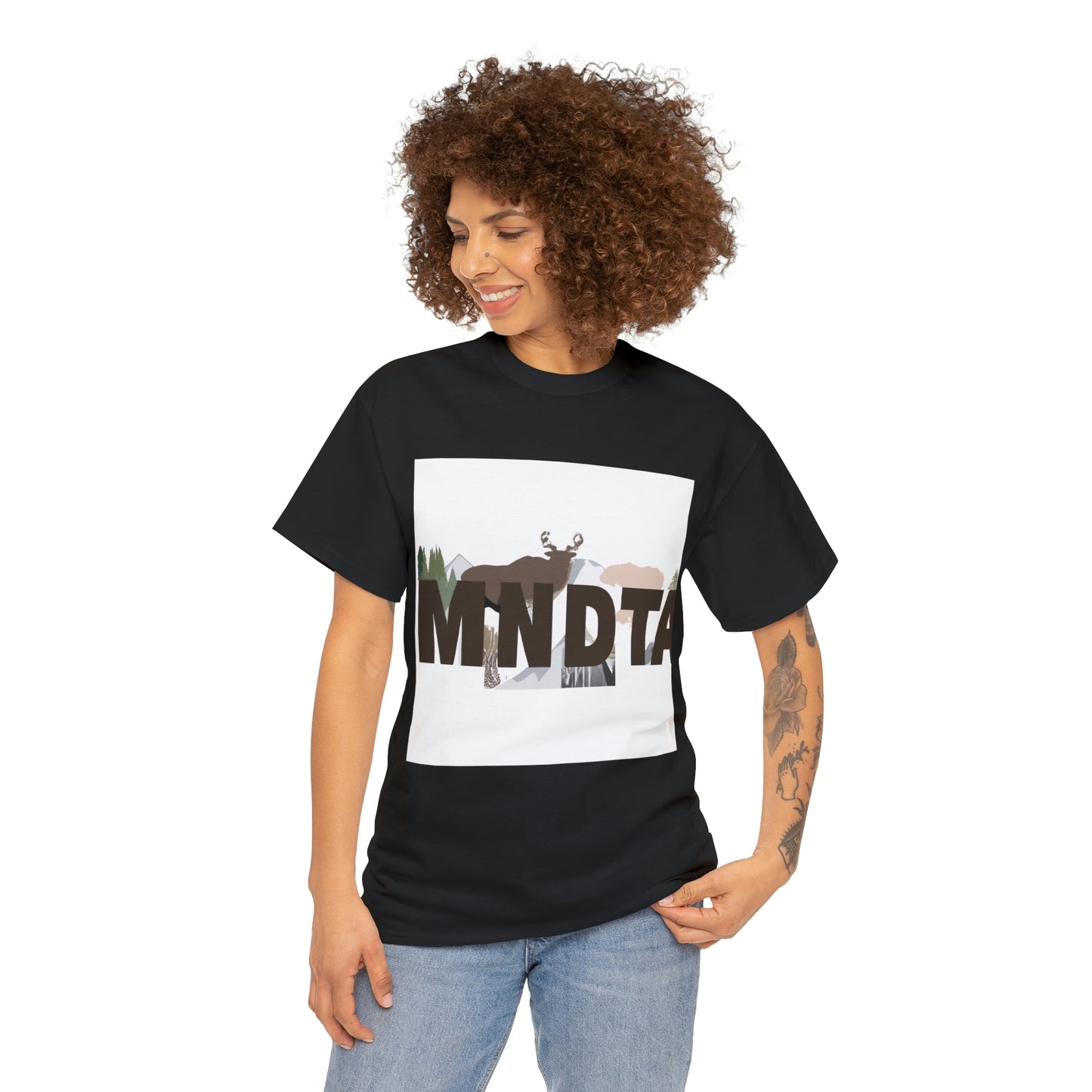 The wild life in Montana is abundant, varied, and diverse. It is home to a wide range of species, from small mammals such as squirrels, chipmunks and jackrabbits, to larger mammals like moose, b - T-shirt