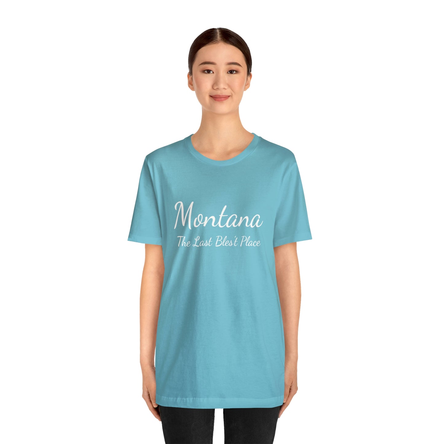 "Montana The Last Bles't Place" Unisex Jersey Short Sleeve Tee