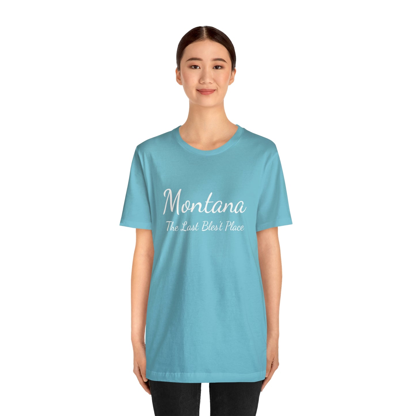 "Montana The Last Bles't Place" Black Ops Unisex Jersey Short Sleeve Tee