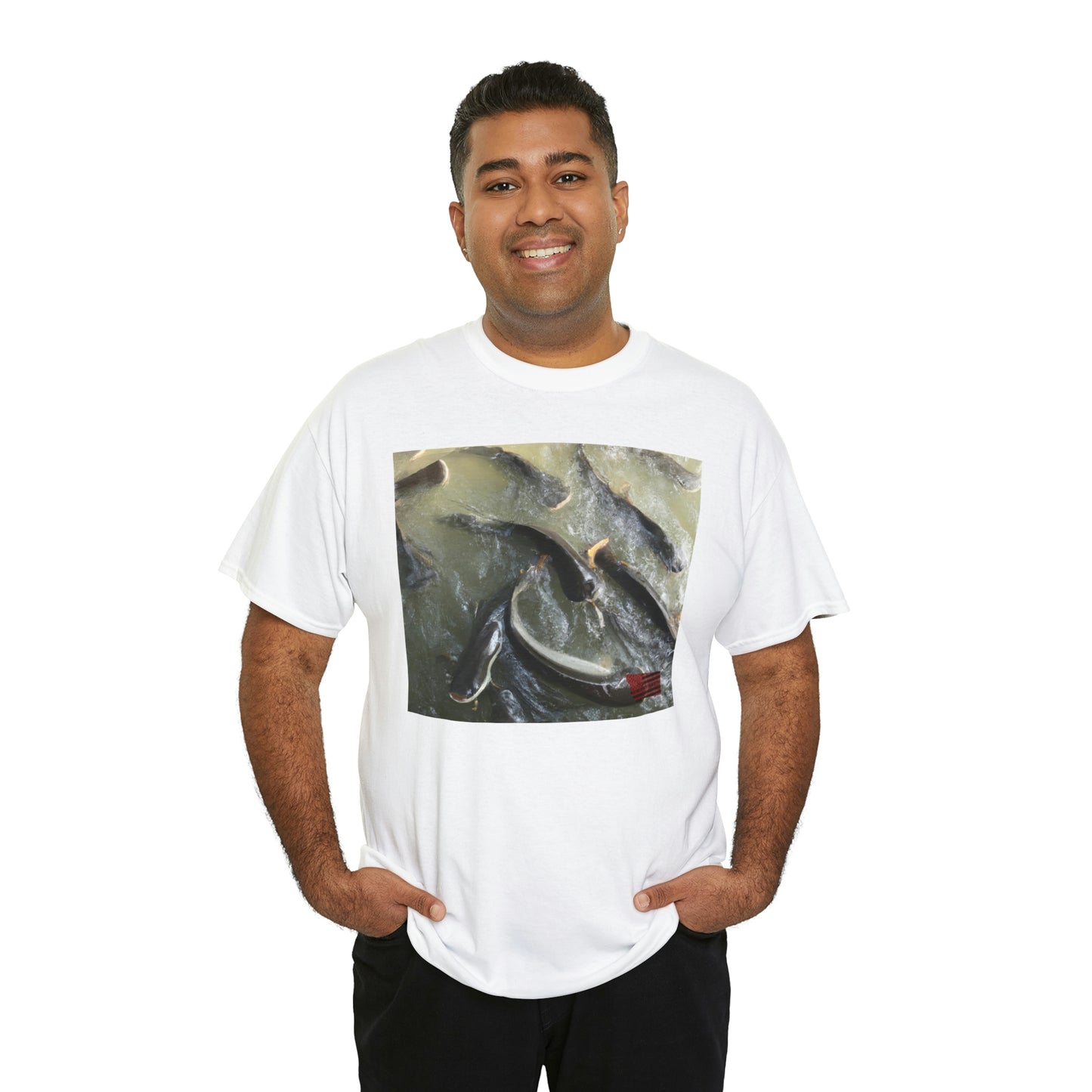 Sapphire Comets: A breed of fish that is made distinct by its sparkling scales and flowing fins that appear to be a deep blue shade, similar to sapphires. They usually live in aquariums or outdoor ponds. - Tshirt