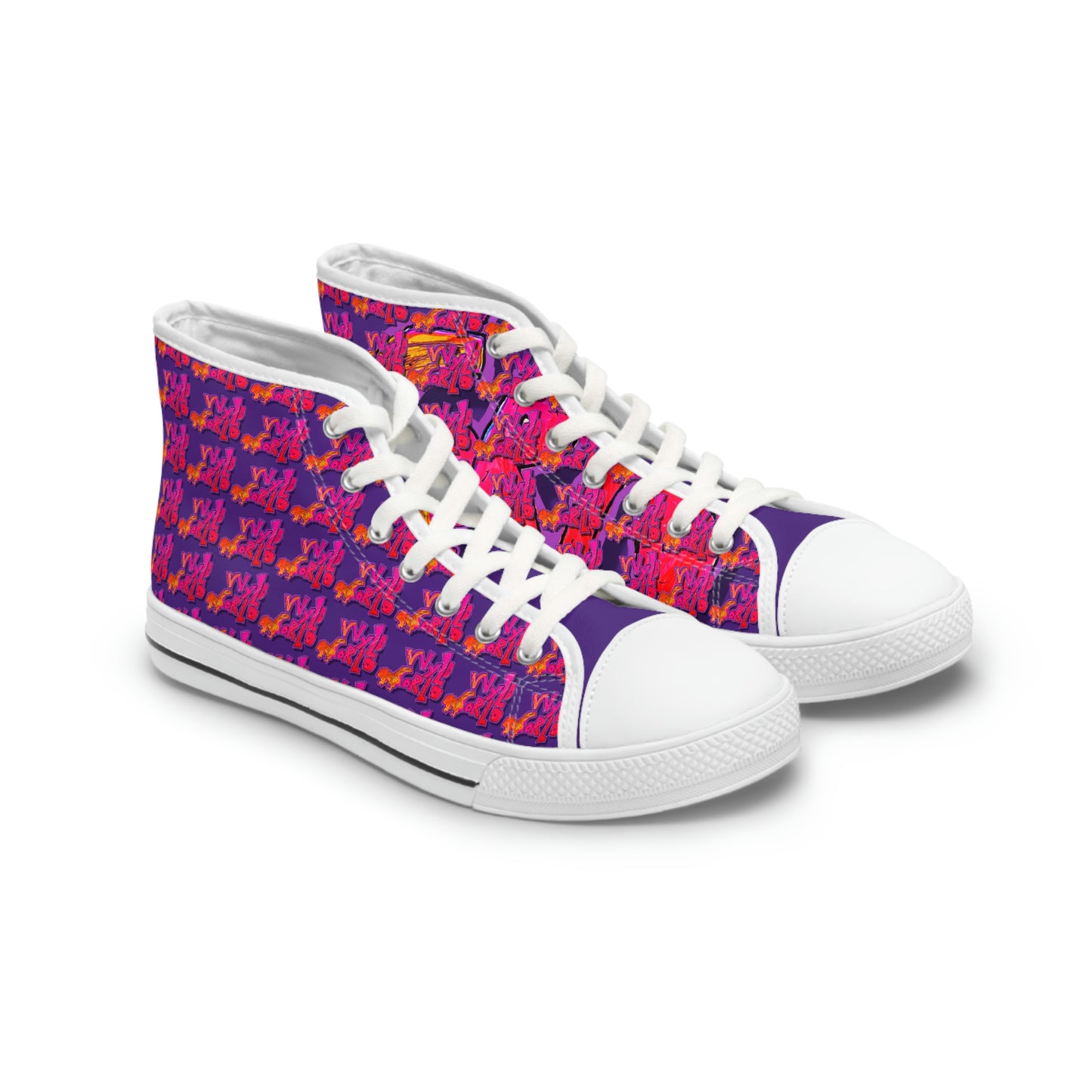 Wyld World - Women's High Top Sneakers