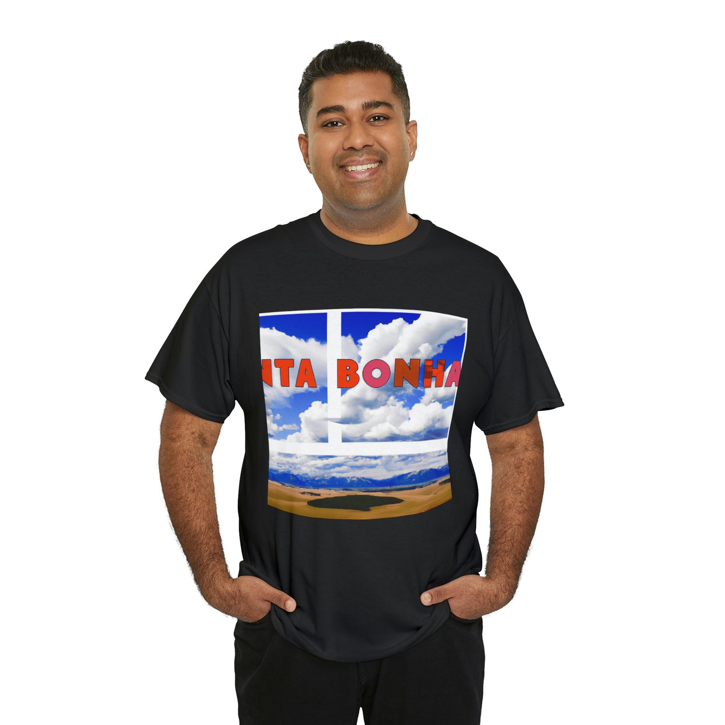 Big Sky Country is a phrase often used to refer to the mountainous parts of the U.S. states of Montana, Idaho, Wyoming, and Colorado. It can also refer to the areas in and around Yellowstone and Glacier National Parks. The - T-shirt