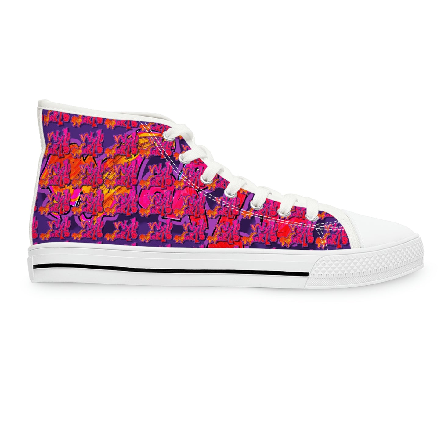 Wyld World - Women's High Top Sneakers