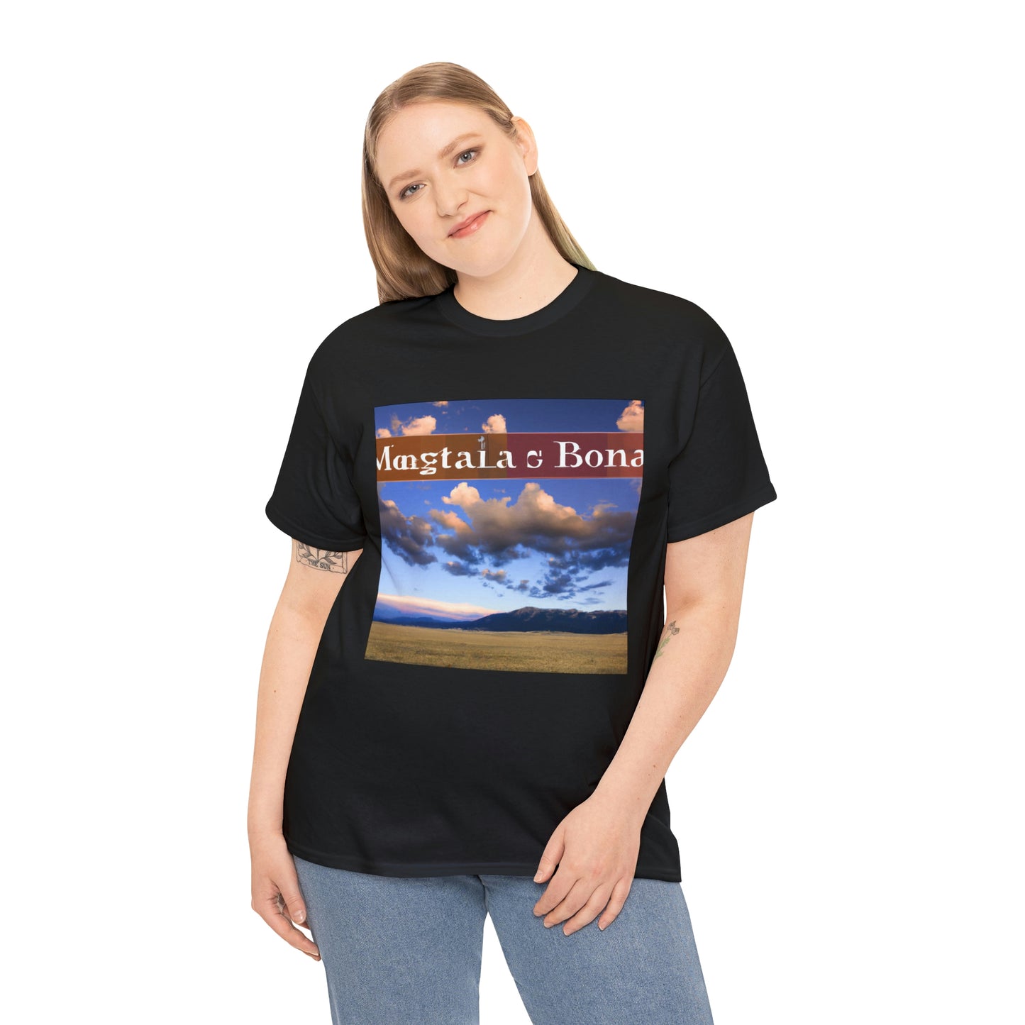 Big Sky Country is a nickname for the state of Montana. The nickname refers to its expansive plains, rolling hills, and large expanses of open space. Montana's sweeping landscapes are home to wide-open fields, majestic mountains, and glaciers - T-shirt