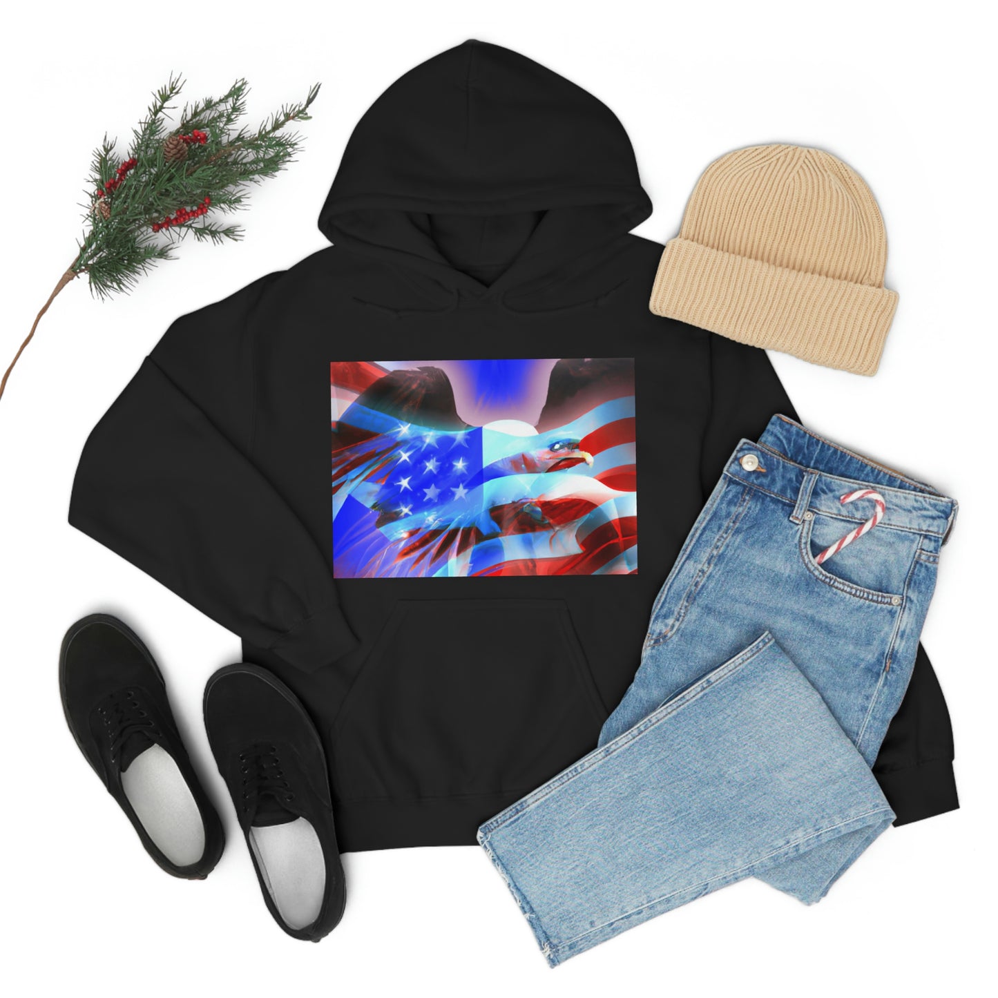 "America will never be destroyed from the outside. If we falter and lose our freedoms, it will be because we destroyed ourselves." -Abraham Lincoln - Hoodie