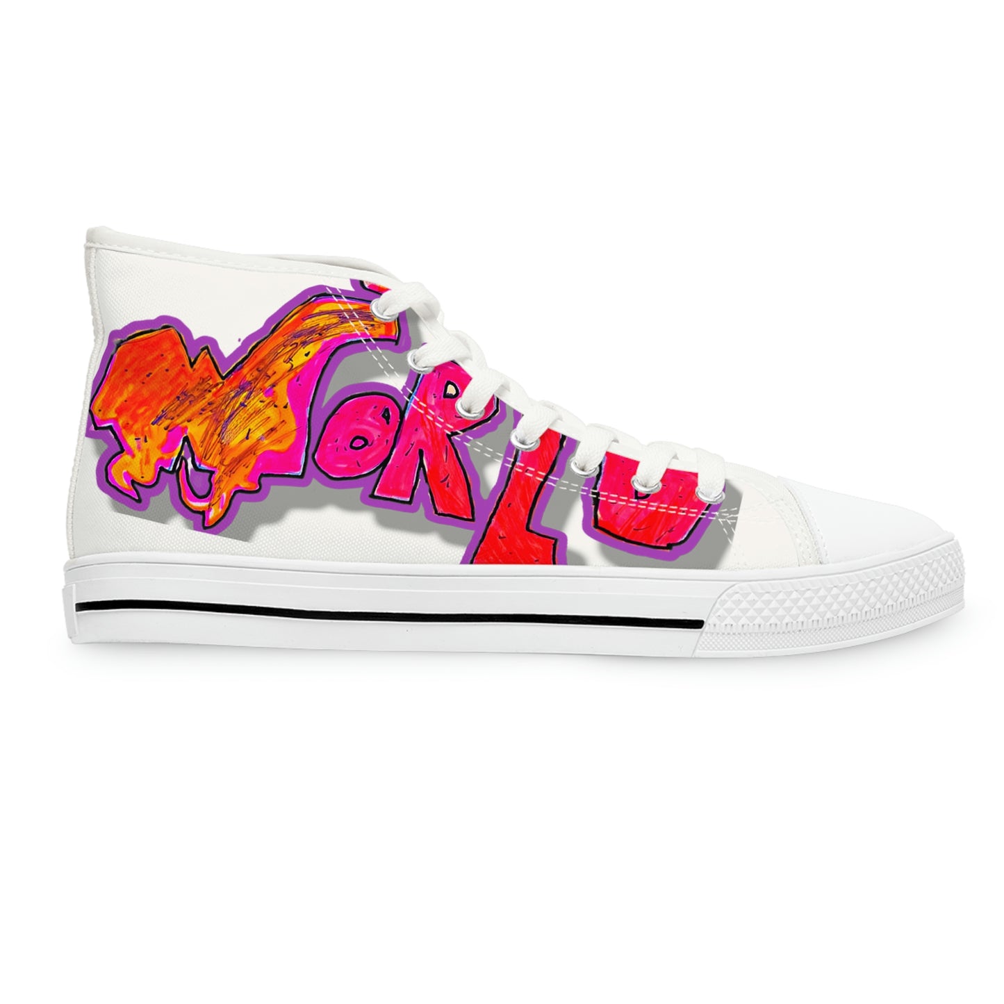 Wyld World - Women's High Top Sneakers