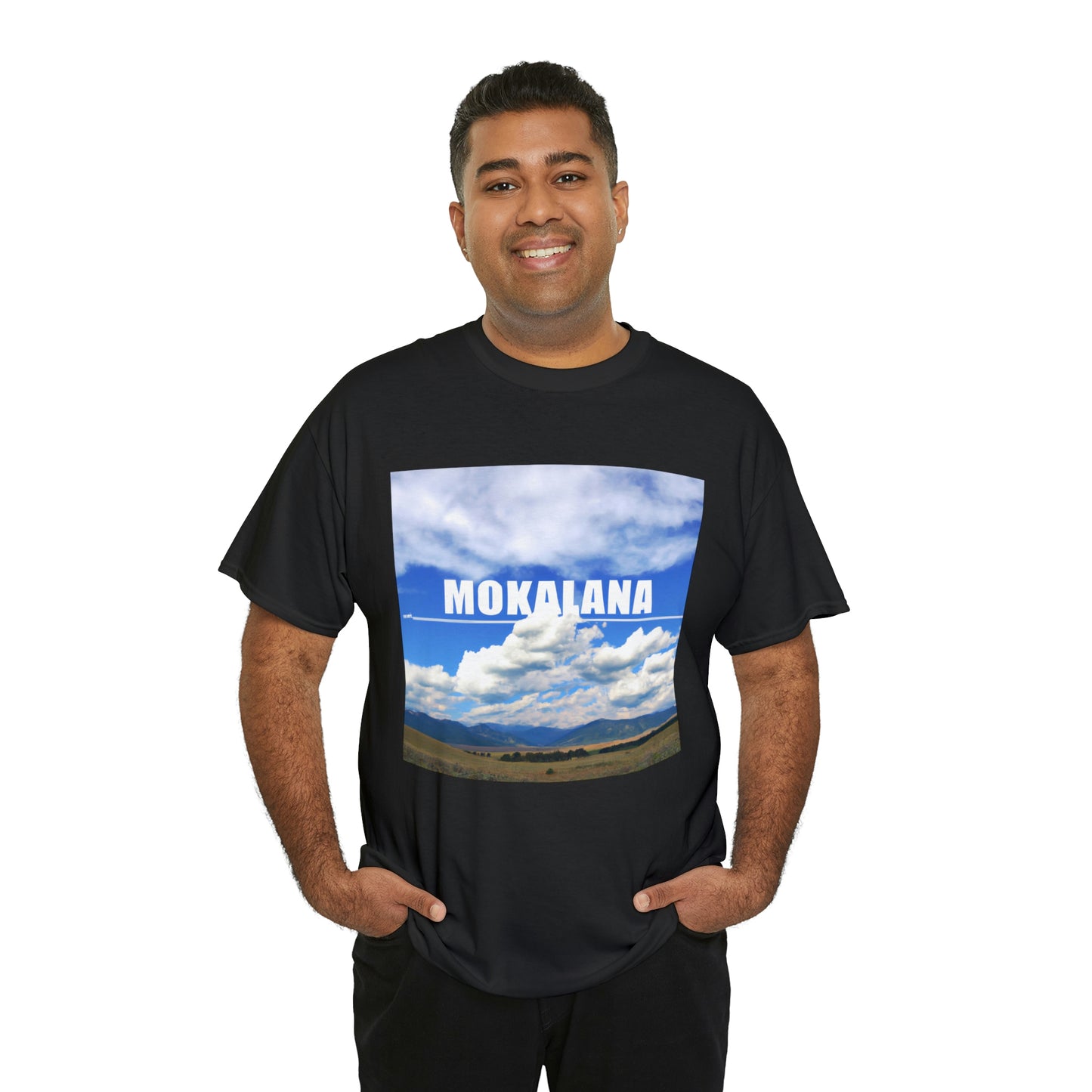 Big Sky Country is a term used to refer to Montana and is used to describe the beautiful landscapes, rolling prairies, and majestic mountains of the region. The term was first used in the 19th century to describe the expansive, open sky - T-shirt