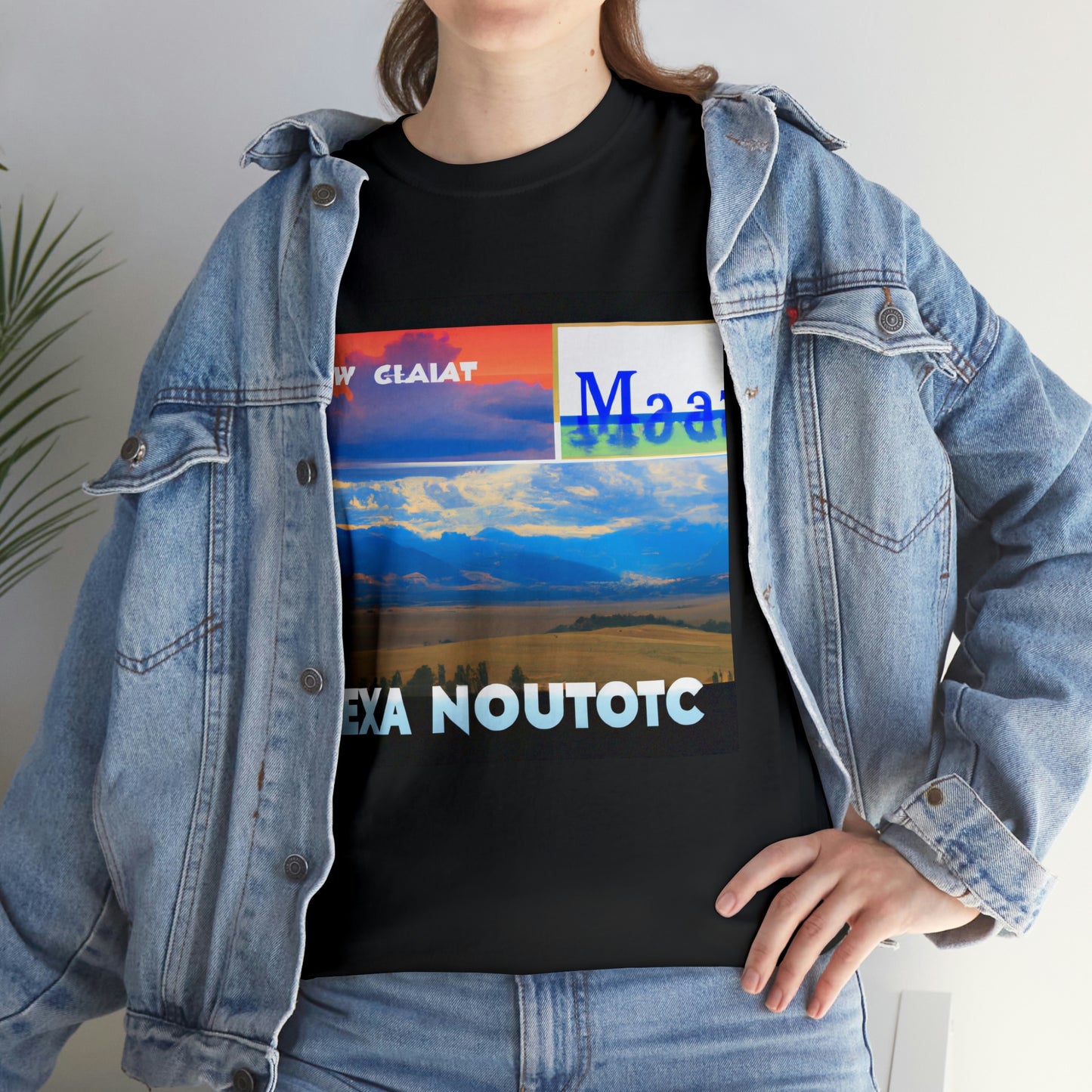 Big Sky Country is located in the western part of the United States. It is largely made up of the states of Montana, Wyoming and Idaho, but portions of Utah, Washington and Oregon also define it as the area commonly referred to as - T-shirt