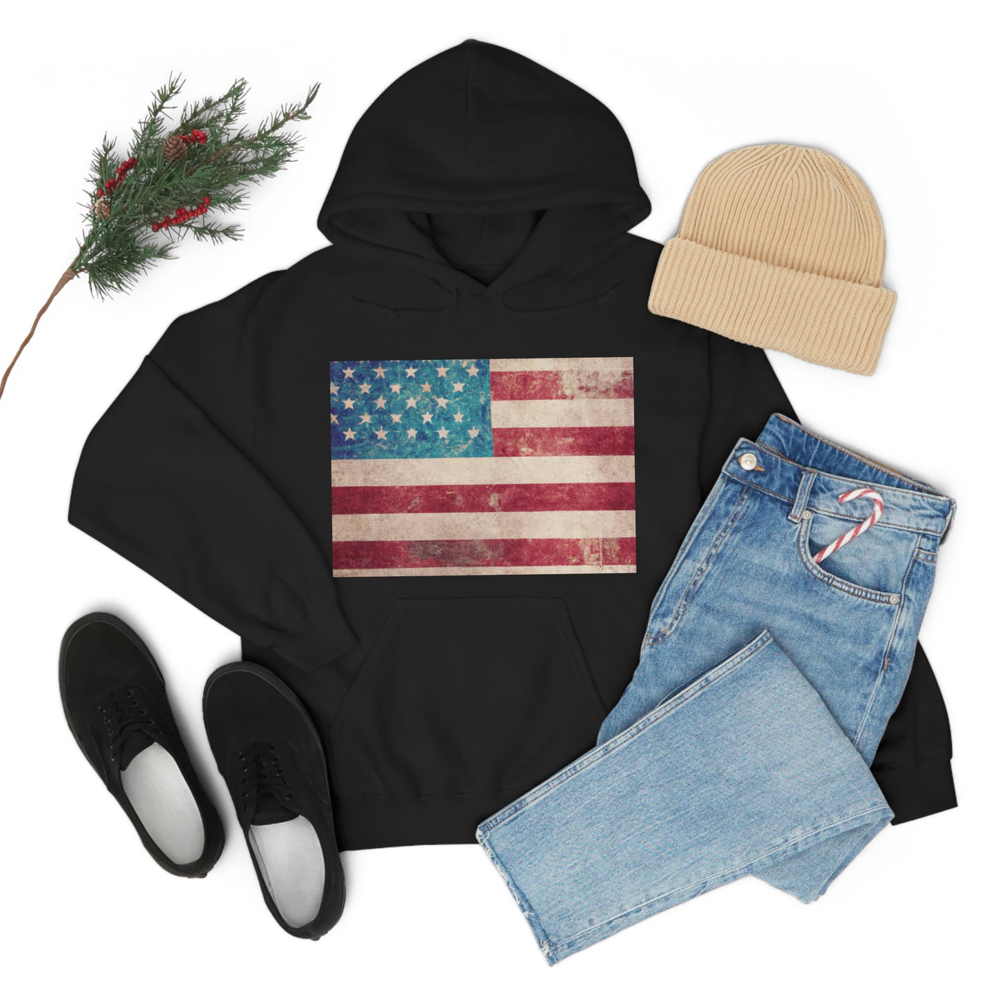 "The flag of the United States has not been created by rhetorical sentences in declarations of independence and in bills of rights. It has been created by the experience of a great people, and every star on its field has meant a irrepress - Hoodie