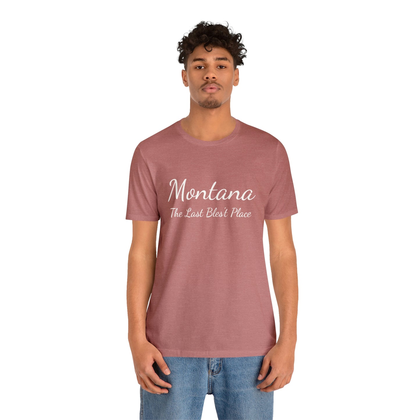 "Montana The Last Bles't Place" Black Ops Unisex Jersey Short Sleeve Tee