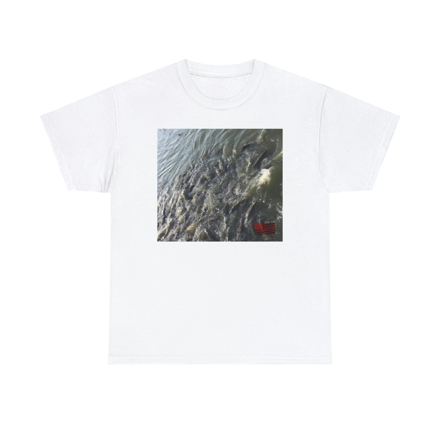 Fairy Flame-Tailed Splendid Shiner: This unique fish breed has a bright orange body with a salmon-colored head and a long, flowing tail that is striped with silver and powder blue. Its fins are edged with a - Tshirt