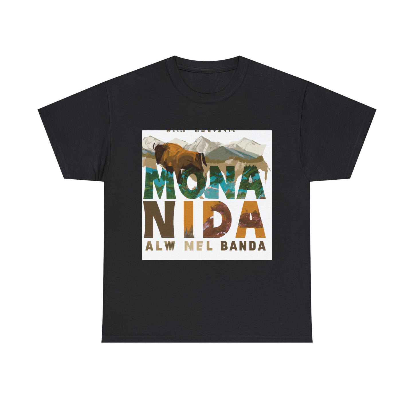 Montana's wildlife is diverse and abundant. Popular game animals in Montana include elk, bighorn sheep, mule deer, white-tailed deer, pronghorn, black bear, bison, moose, mountain goats, and - T-shirt