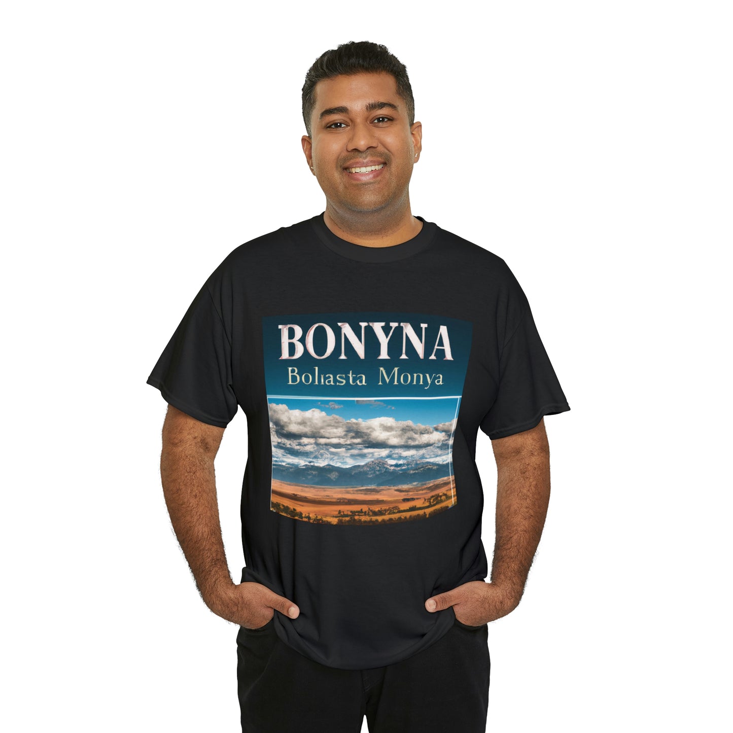 Big Sky Country is a term used to refer to the western region of the United States, mainly Montana, Idaho, and Wyoming. The term was coined by Montana writer A.B. Guthrie in his 1950 novel The Big Sky - T-shirt