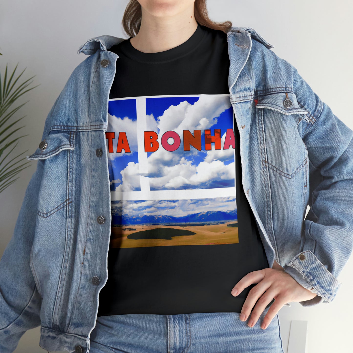 Big Sky Country is a phrase often used to refer to the mountainous parts of the U.S. states of Montana, Idaho, Wyoming, and Colorado. It can also refer to the areas in and around Yellowstone and Glacier National Parks. The - T-shirt