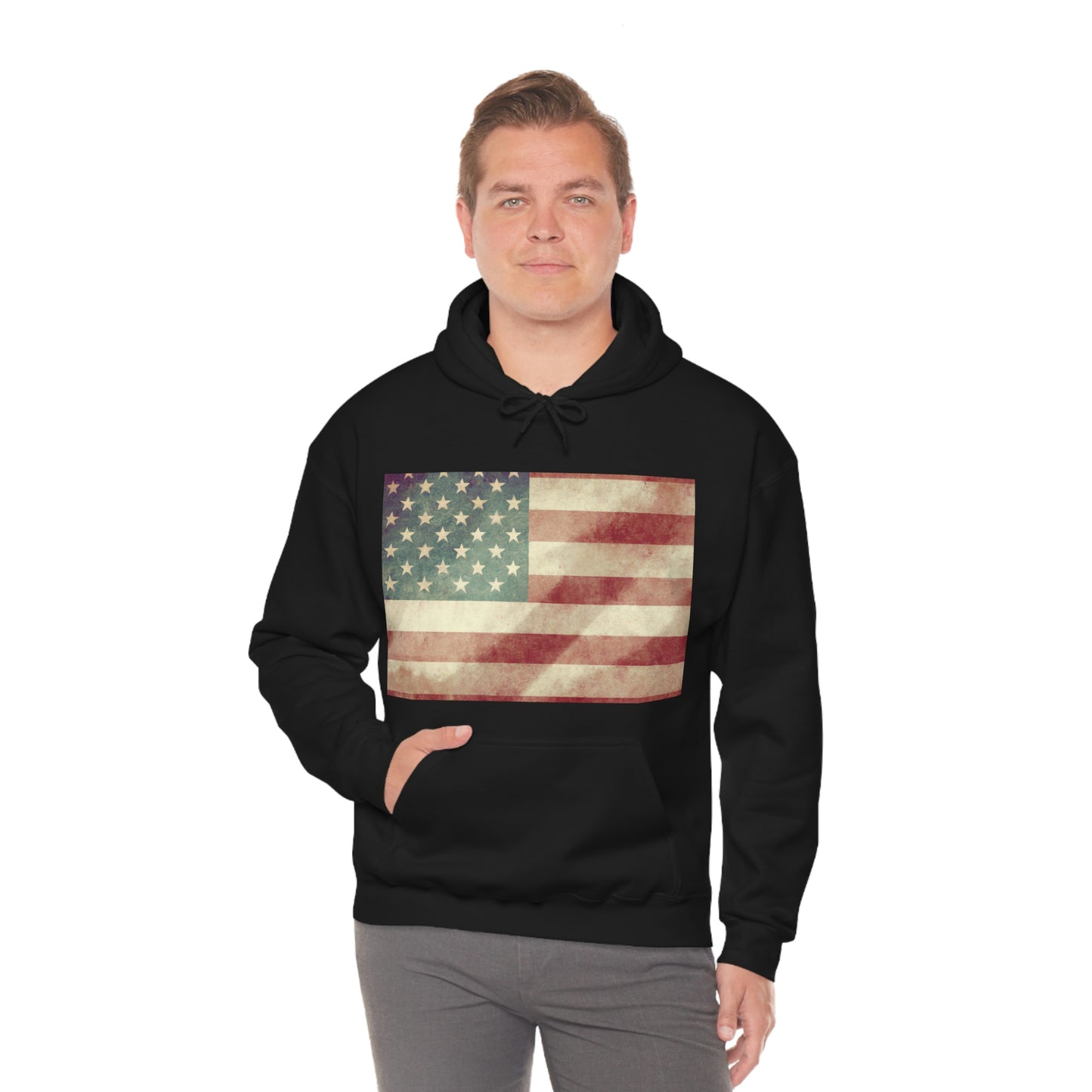 "I never forget that I live in a house of freedom draped in the Stars and Stripes of our beloved flag." - Laura Bush - Hoodie