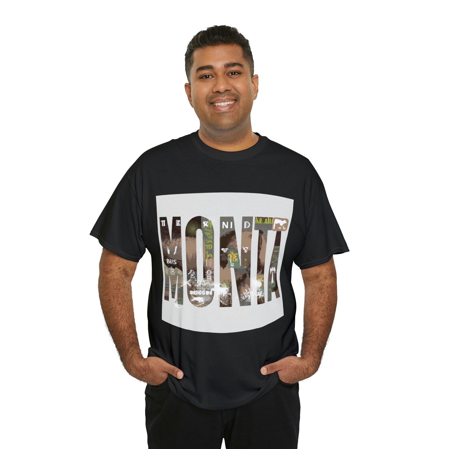 Montana is home to a diverse array of wildlife, including elk, mule deer, white-tailed deer, pronghorn antelope, bighorn sheep, mountain goats, moose, bison, wolves, black bears - T-shirt