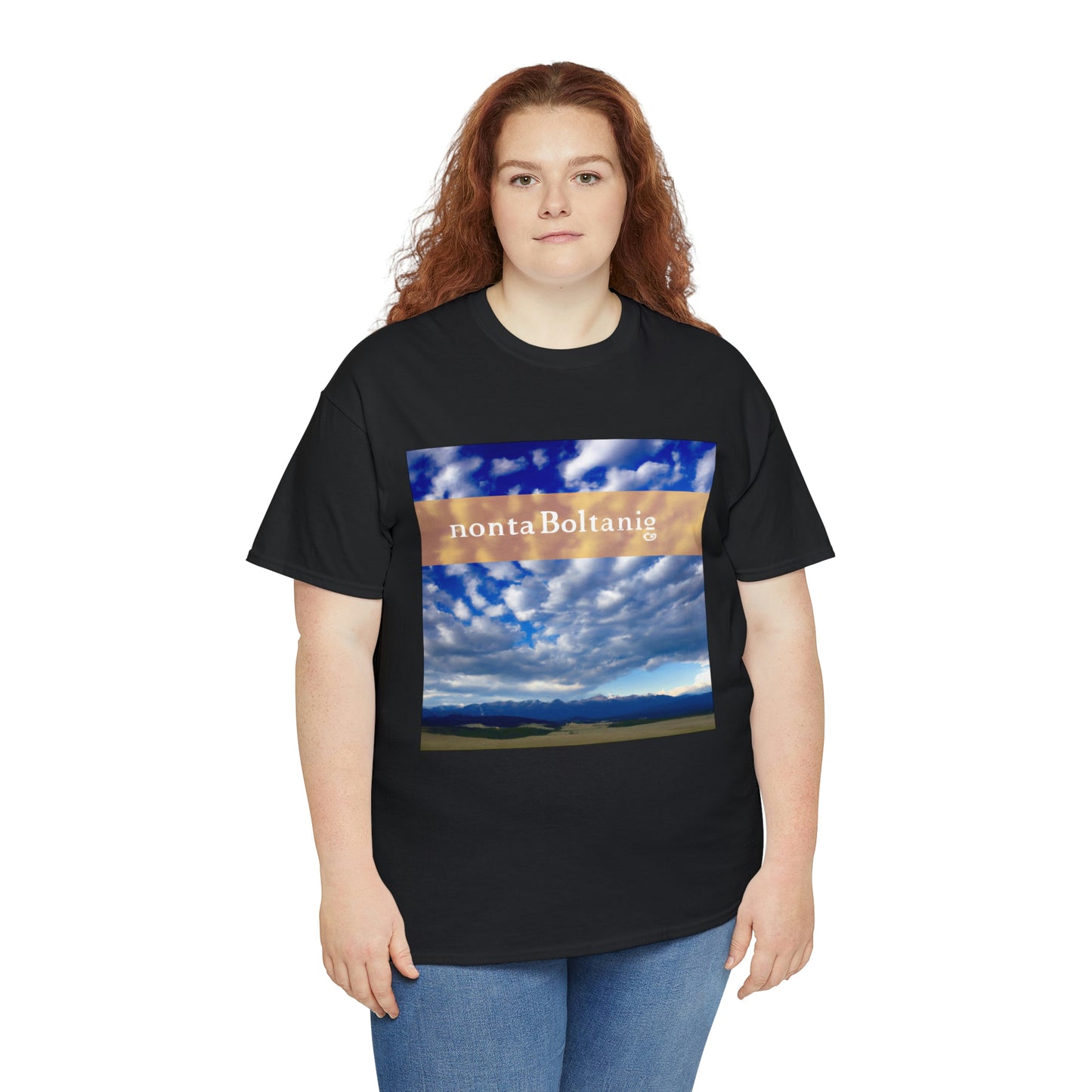 Big Sky Country is a nickname given to the US state of Montana. It is derived from the state's wide open spaces and views of its dramatic landscape. Montana is known for its majestic mountains, expansive plains, glimmering lakes and rivers - T-shirt