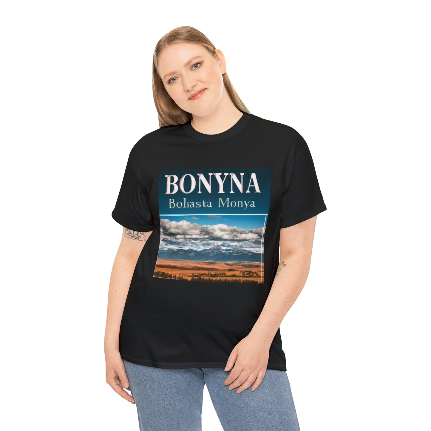 Big Sky Country is a term used to refer to the western region of the United States, mainly Montana, Idaho, and Wyoming. The term was coined by Montana writer A.B. Guthrie in his 1950 novel The Big Sky - T-shirt