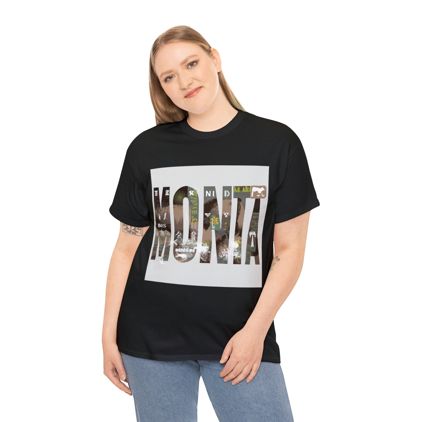 Montana is home to a diverse array of wildlife, including elk, mule deer, white-tailed deer, pronghorn antelope, bighorn sheep, mountain goats, moose, bison, wolves, black bears - T-shirt