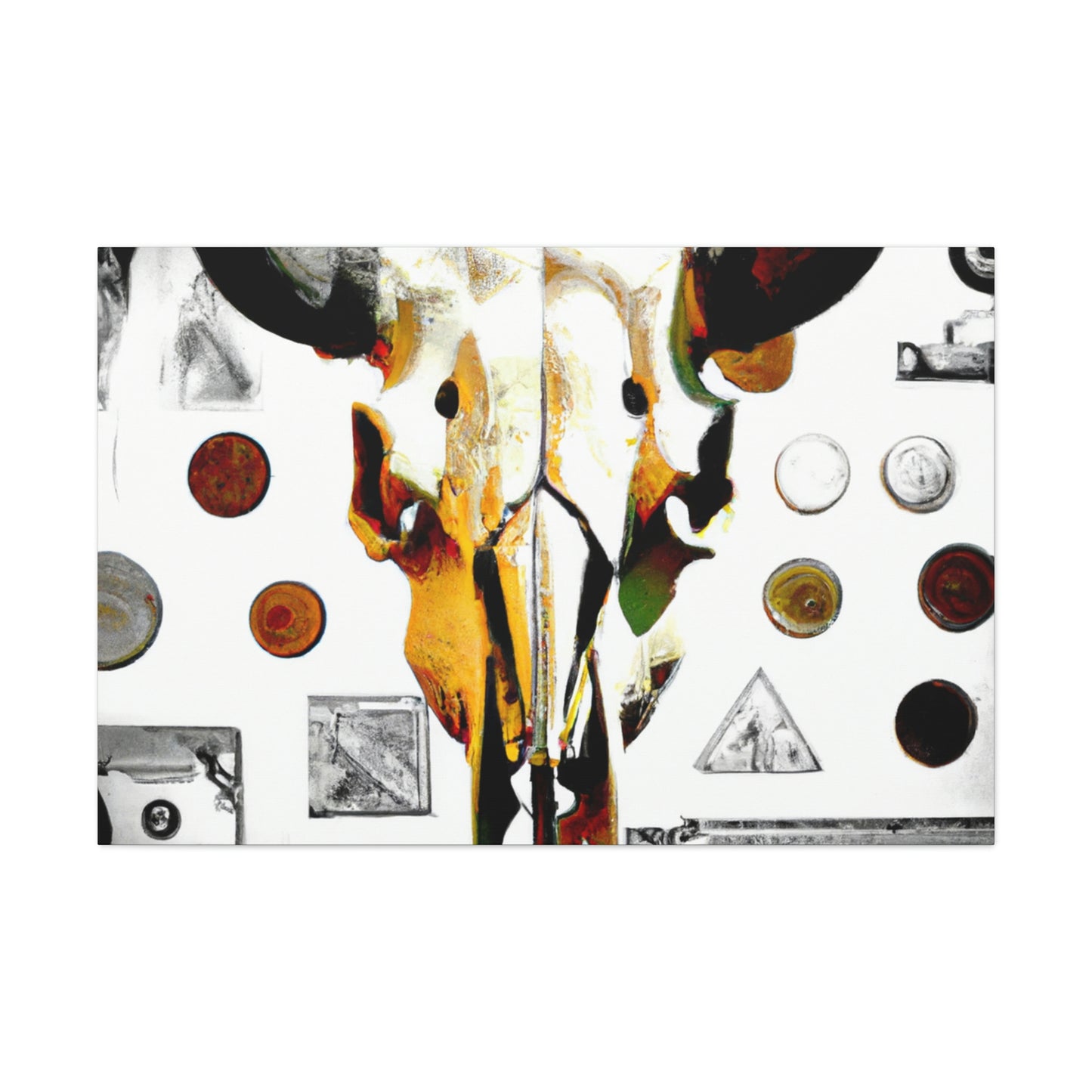 Buffalo skull- Canvas