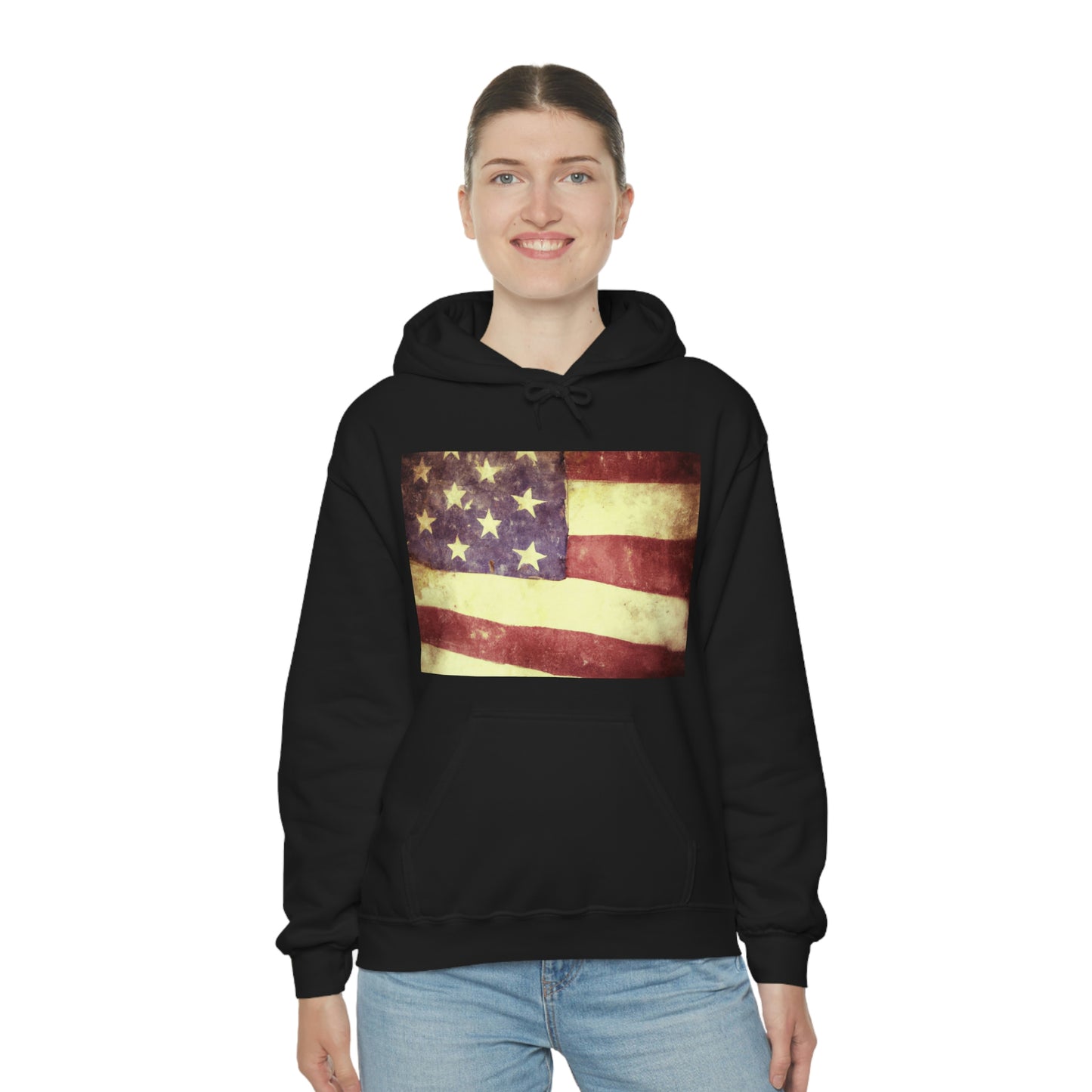 "The flag of the United States has not been created by rhetorical sentences in declarations of independence and in bills of rights. It has been created by the experience of a great people." - Woodrow Wilson - Hoodie