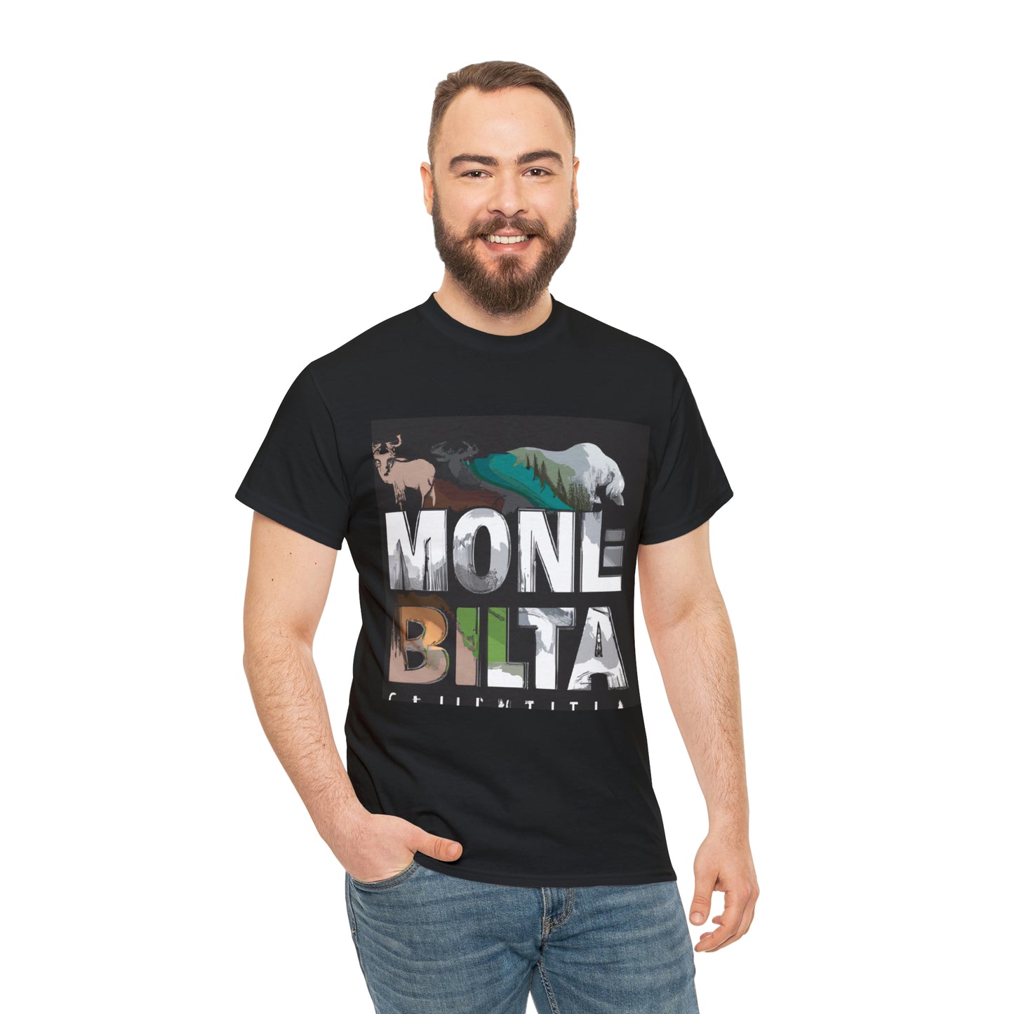 Montana is home to a variety of wildlife, including bears, bison, elk, moose, wolves, mule deer, pronghorn, white-tailed deer, bighorn sheep, bighorn sheep, mountain - T-shirt