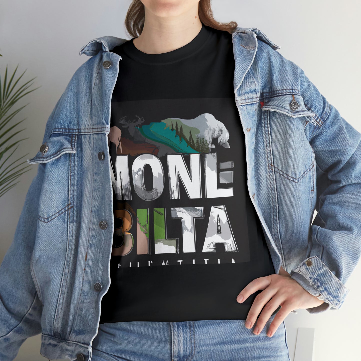 Montana is home to a variety of wildlife, including bears, bison, elk, moose, wolves, mule deer, pronghorn, white-tailed deer, bighorn sheep, bighorn sheep, mountain - T-shirt