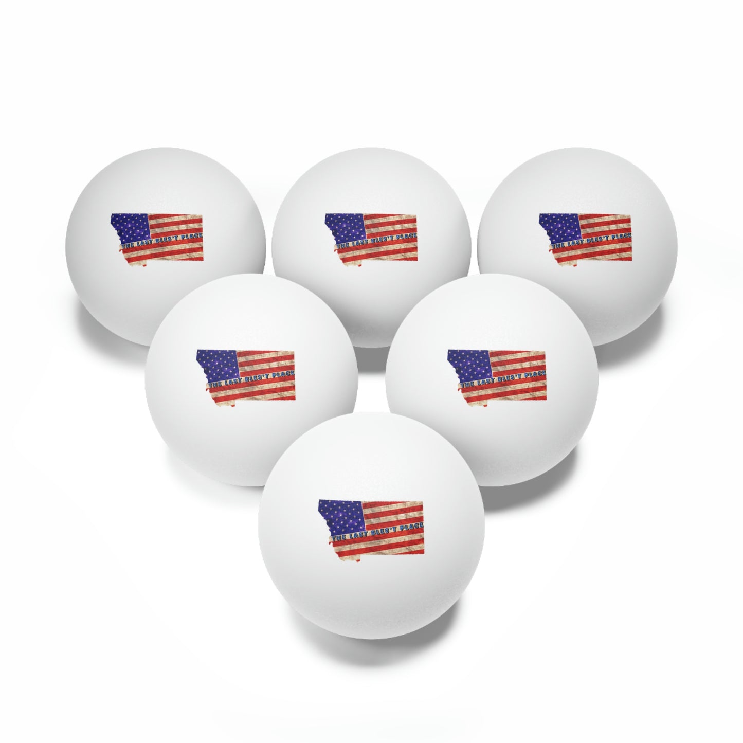 Ping Pong Balls, 6 pcs