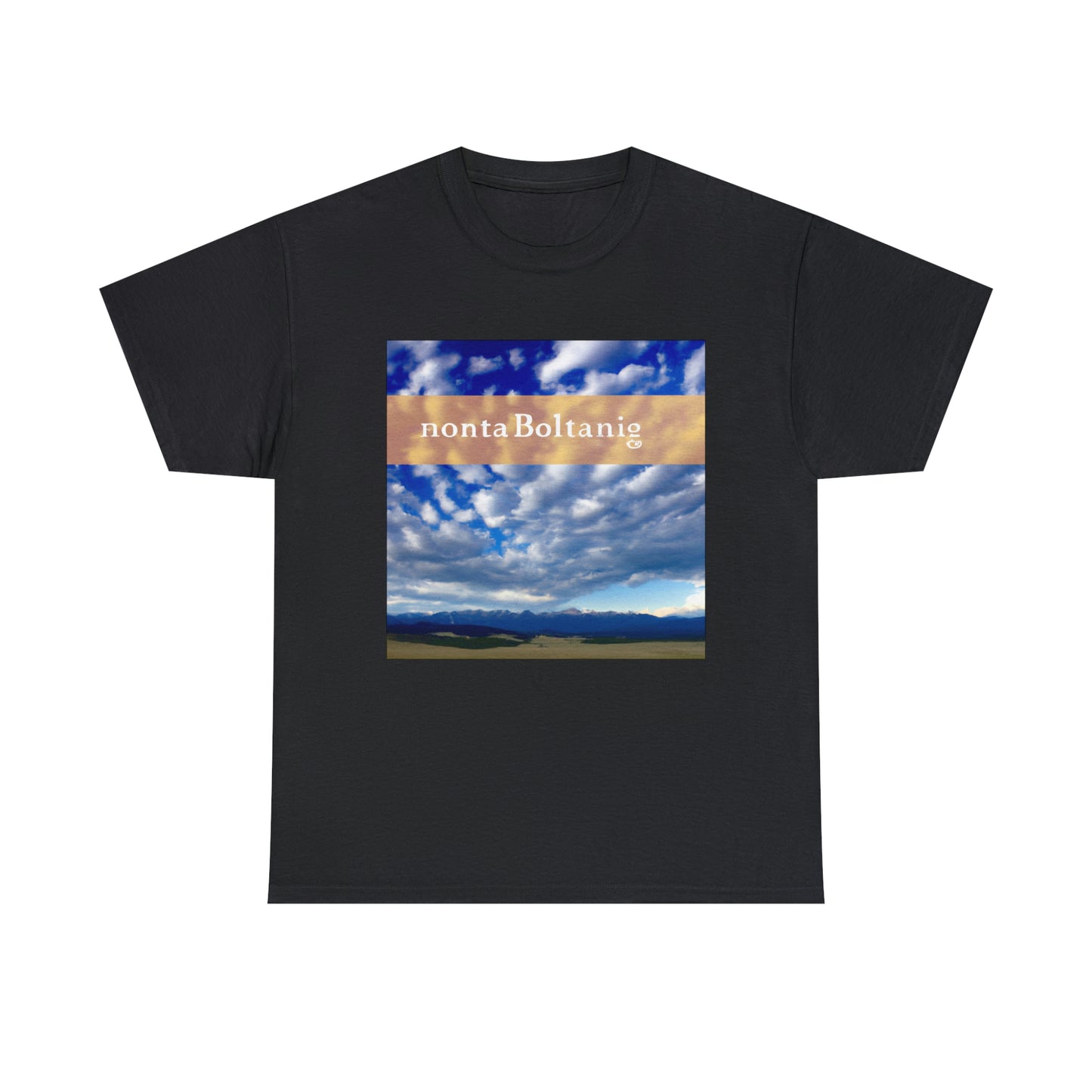 Big Sky Country is a nickname given to the US state of Montana. It is derived from the state's wide open spaces and views of its dramatic landscape. Montana is known for its majestic mountains, expansive plains, glimmering lakes and rivers - T-shirt