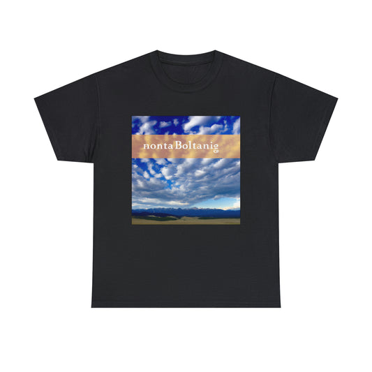 Big Sky Country is a nickname given to the US state of Montana. It is derived from the state's wide open spaces and views of its dramatic landscape. Montana is known for its majestic mountains, expansive plains, glimmering lakes and rivers - T-shirt