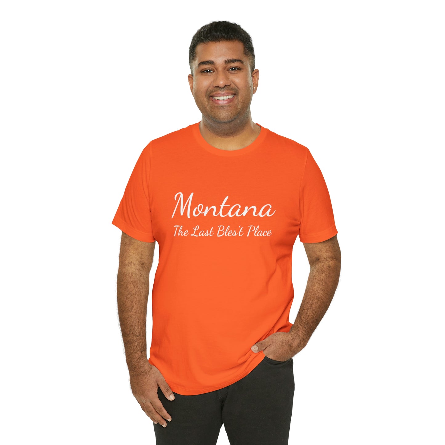 "Montana The Last Bles't Place" Unisex Jersey Short Sleeve Tee