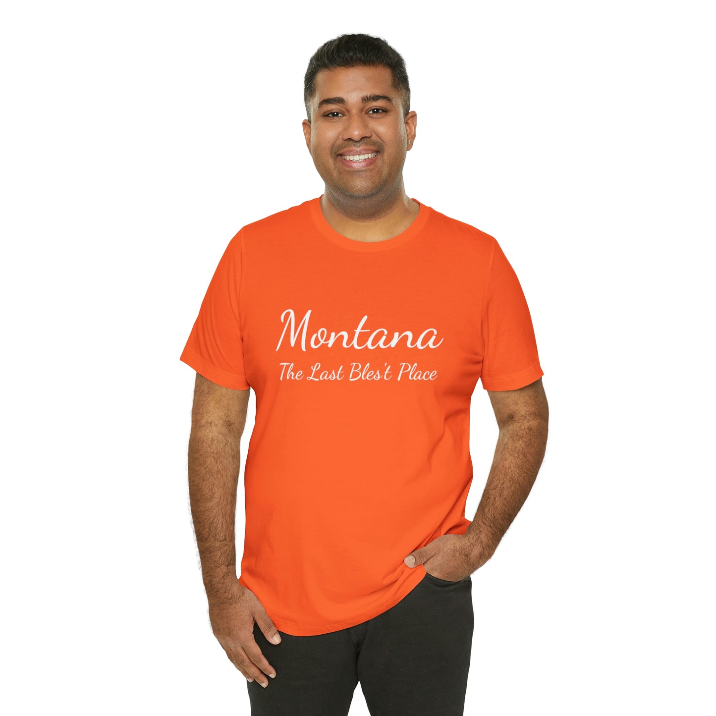 "Montana The Last Bles't Place" Black Ops Unisex Jersey Short Sleeve Tee