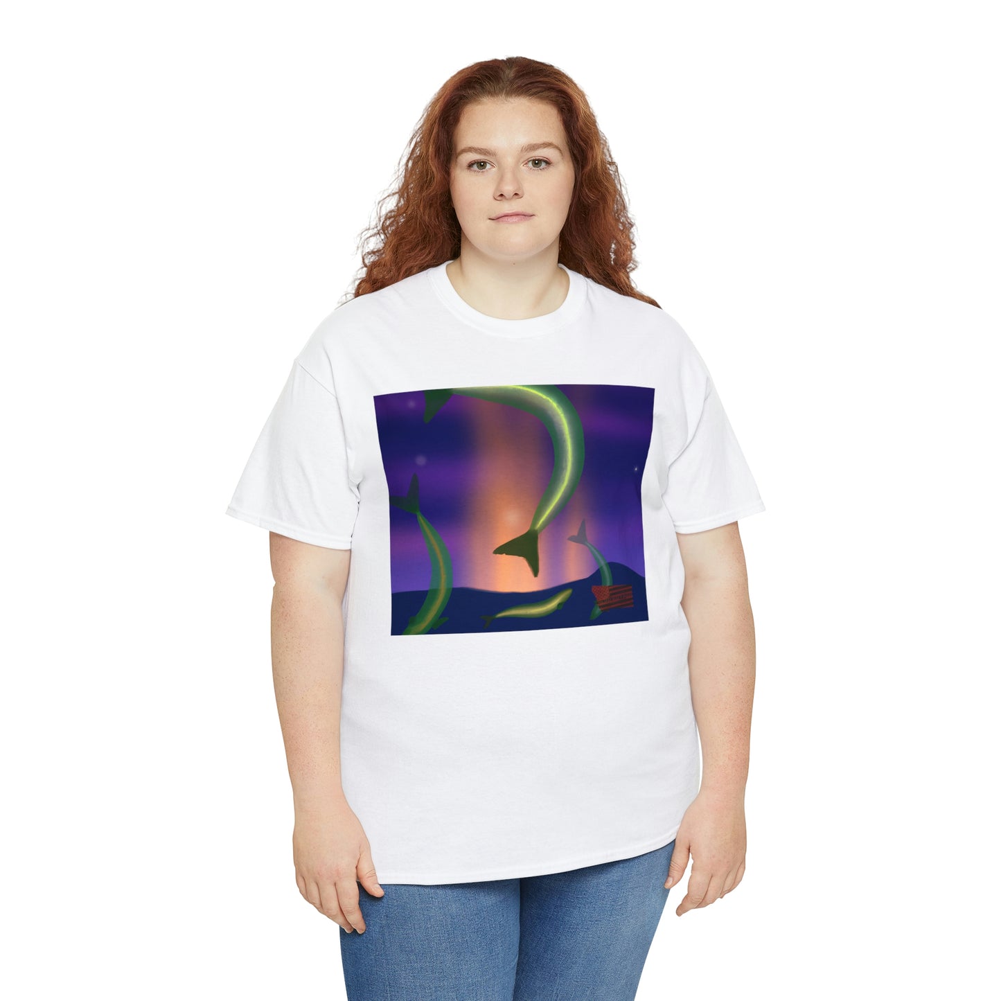 Flaxy Fish - An exotic, colorful mix of Xiphophorus helleri and Aphyolebias guaraniticus that create a unique species of fish with a beautiful, distinct iridescent scale pattern. - Tshirt