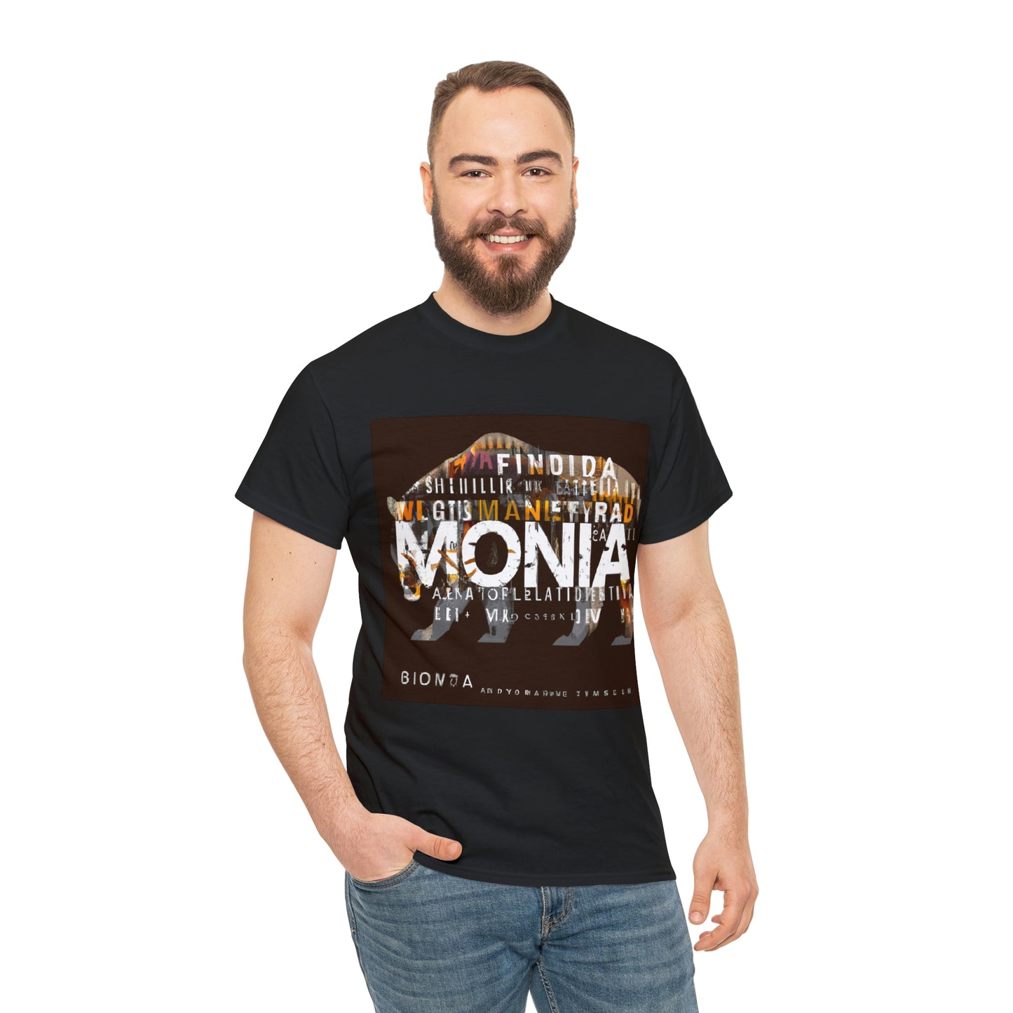 Montana has a diverse wildlife population, including many species of mammals, birds, fish, amphibians, and reptiles. The state has iconic species such as Grizzly Bears, Gray Wolves, Elk, Mountain Goats, Bighorn Sheep - T-shirt