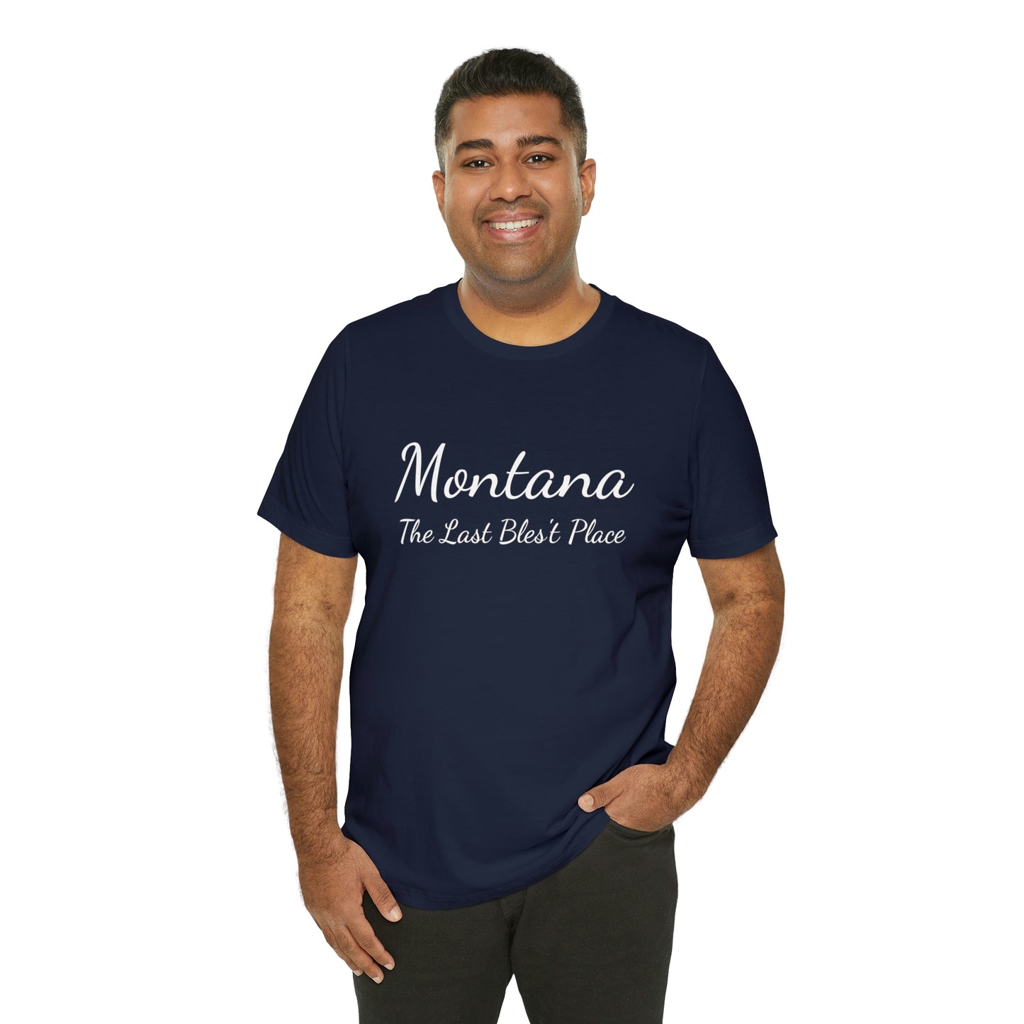 "Montana The Last Bles't Place" Unisex Jersey Short Sleeve Tee