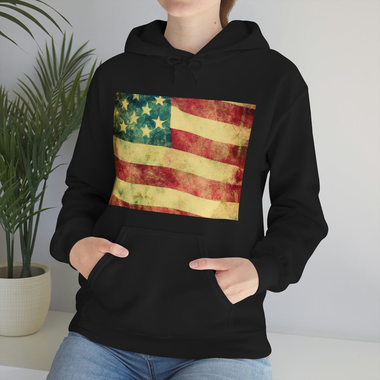 "Whatever America hopes to bring to pass in the world must first come to pass in the heart of America." - Dwight D. Eisenhower - Hoodie