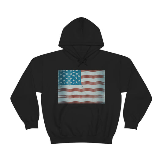 "Our flag carries American ideas, American history and American feelings. It is not a painted cloth, it is a whole history" - Henry Ward Beecher - Hoodie