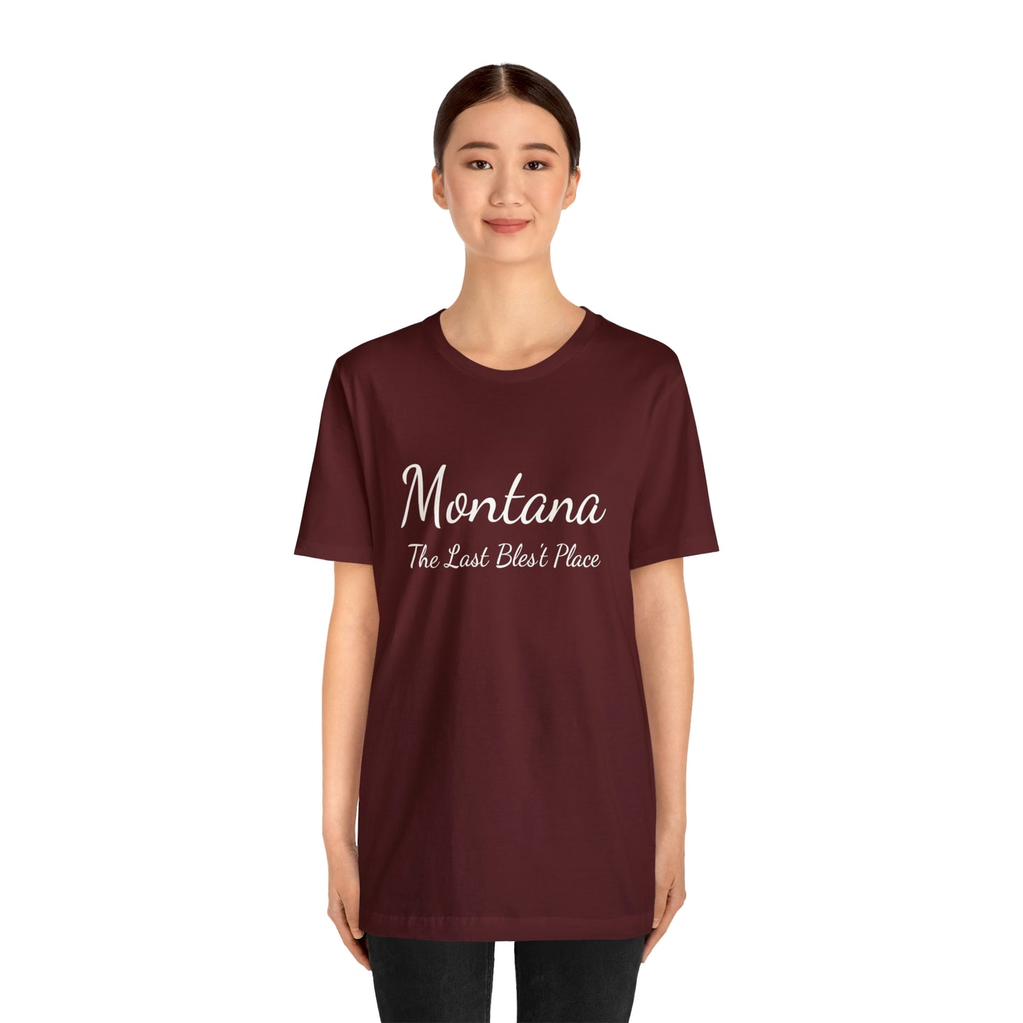 "Montana The Last Bles't Place" Unisex Jersey Short Sleeve Tee