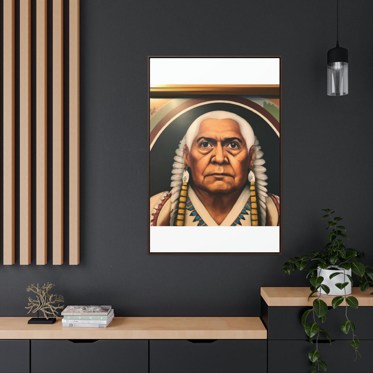 Sunka 'aha (Crow Brave) - Canvas