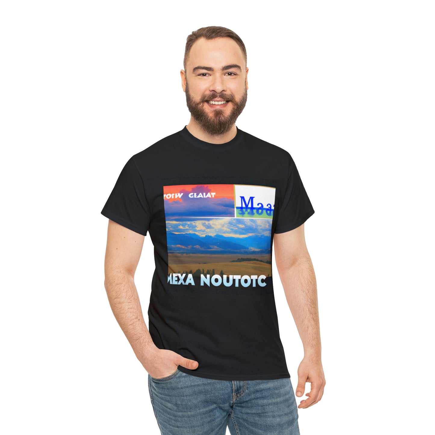 Big Sky Country is located in the western part of the United States. It is largely made up of the states of Montana, Wyoming and Idaho, but portions of Utah, Washington and Oregon also define it as the area commonly referred to as - T-shirt