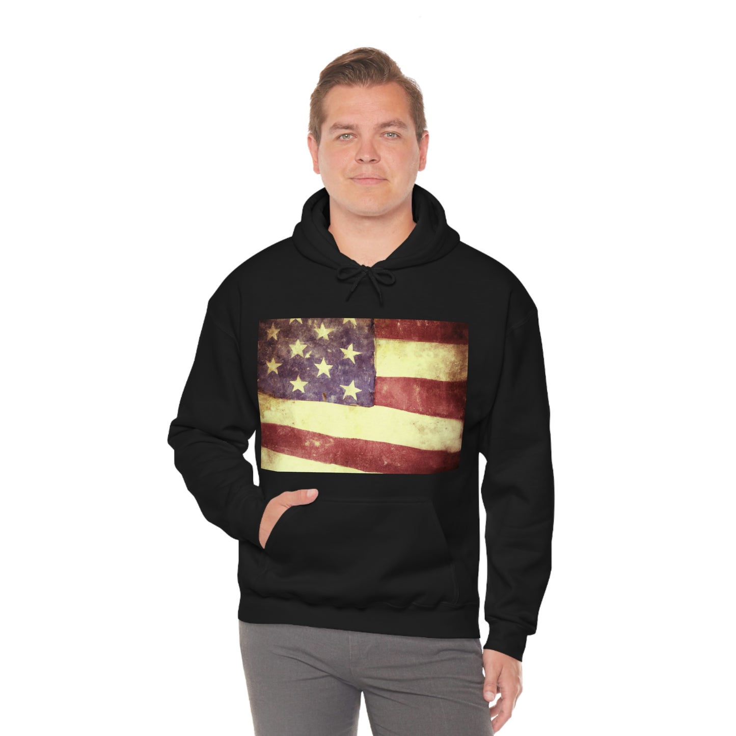 "The flag of the United States has not been created by rhetorical sentences in declarations of independence and in bills of rights. It has been created by the experience of a great people." - Woodrow Wilson - Hoodie