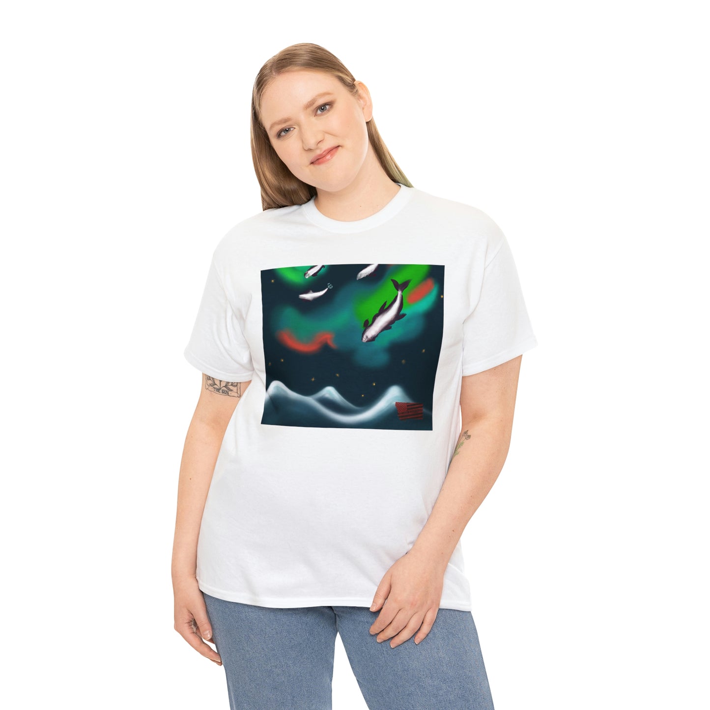 Glowtail Tetra! It is a rare, freshwater fish with a bright, fluorescent body and bright, tail fins. It is small in size, and is known for being an active and social aquarium species. - Tshirt