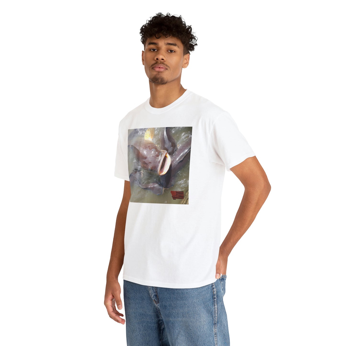 Arctic Ringtail Angelfish. This breed has an eye-catching pattern of spiral rings in a subtle creamy-white hue. It is native to the waters of the Arctic Ocean, making it one of the most elusive and uncommon breeds of - Tshirt
