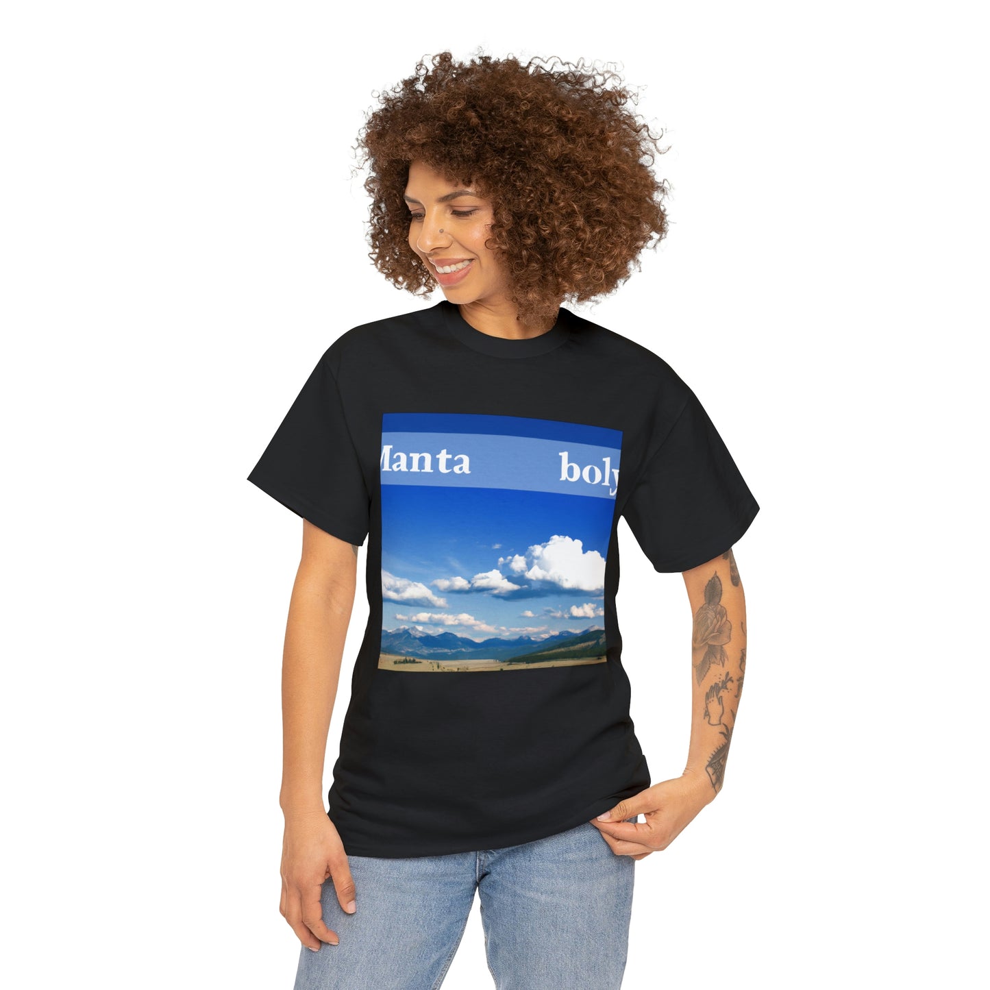 The term "Big Sky Country" is often used to refer to the U.S. state of Montana. This nickname is given due to the large sky that can be seen in Montana due to its wide open spaces. The big sky of - T-shirt