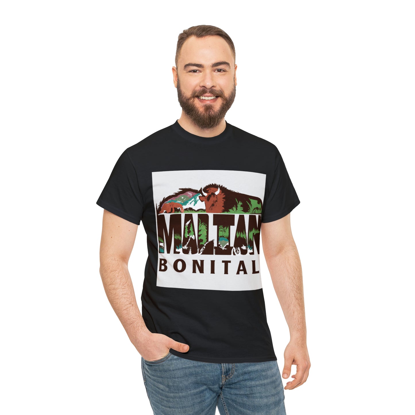 Montana is home to a wide variety of wildlife, including many big game animals. Depending on the region, residents and visitors can see elk, bighorn sheep, mule deer, pronghorn antelope, moose, - T-shirt