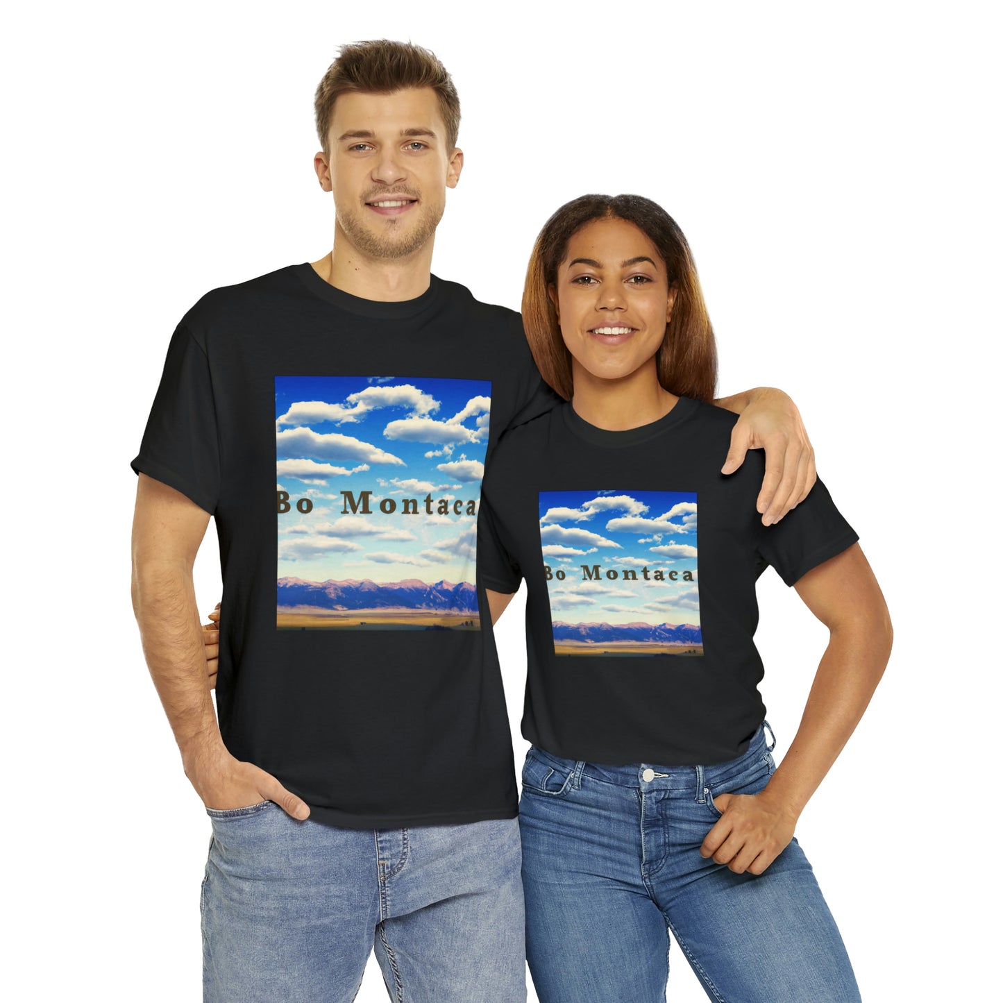 ."

Big Sky Country is a nickname used to refer to the state of Montana in the United States. It includes several national parks, rugged mountains, and expansive plains. The area is known for its wide open spaces and stunning vistas. - T-shirt