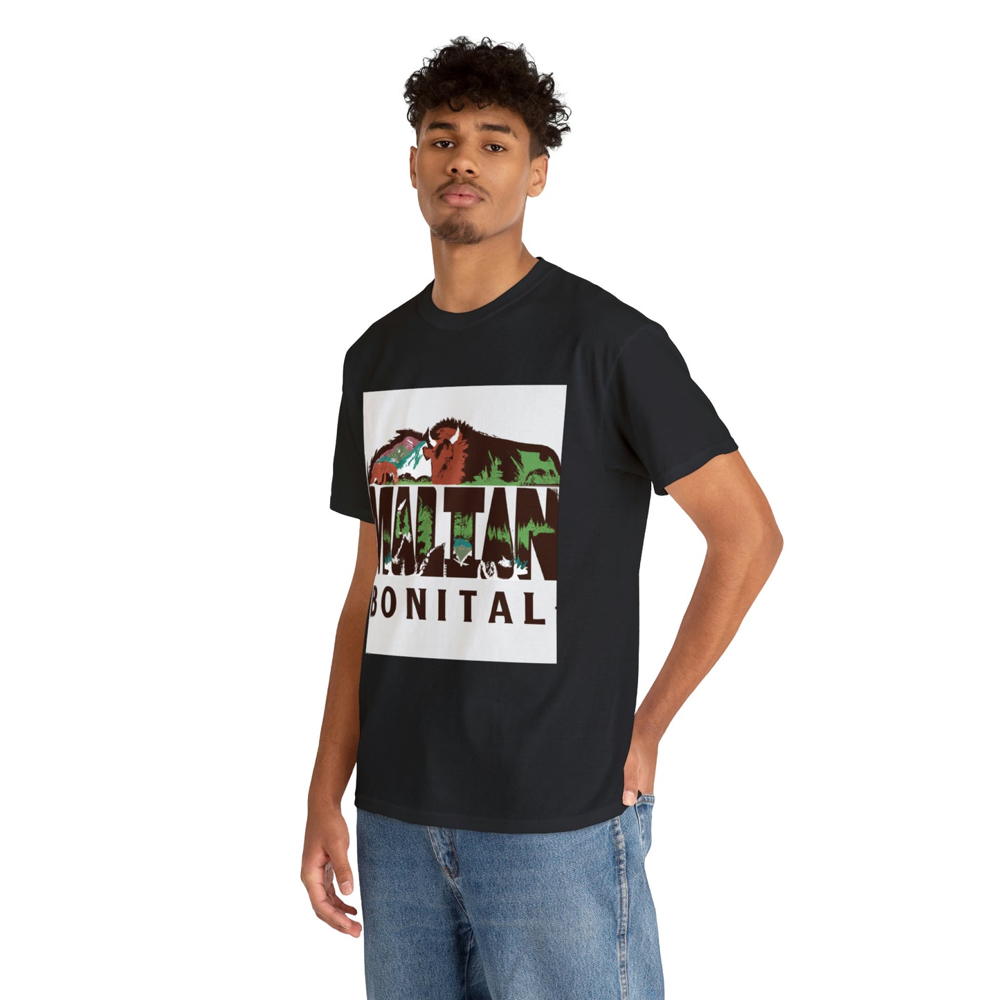 Montana is home to a wide variety of wildlife, including many big game animals. Depending on the region, residents and visitors can see elk, bighorn sheep, mule deer, pronghorn antelope, moose, - T-shirt