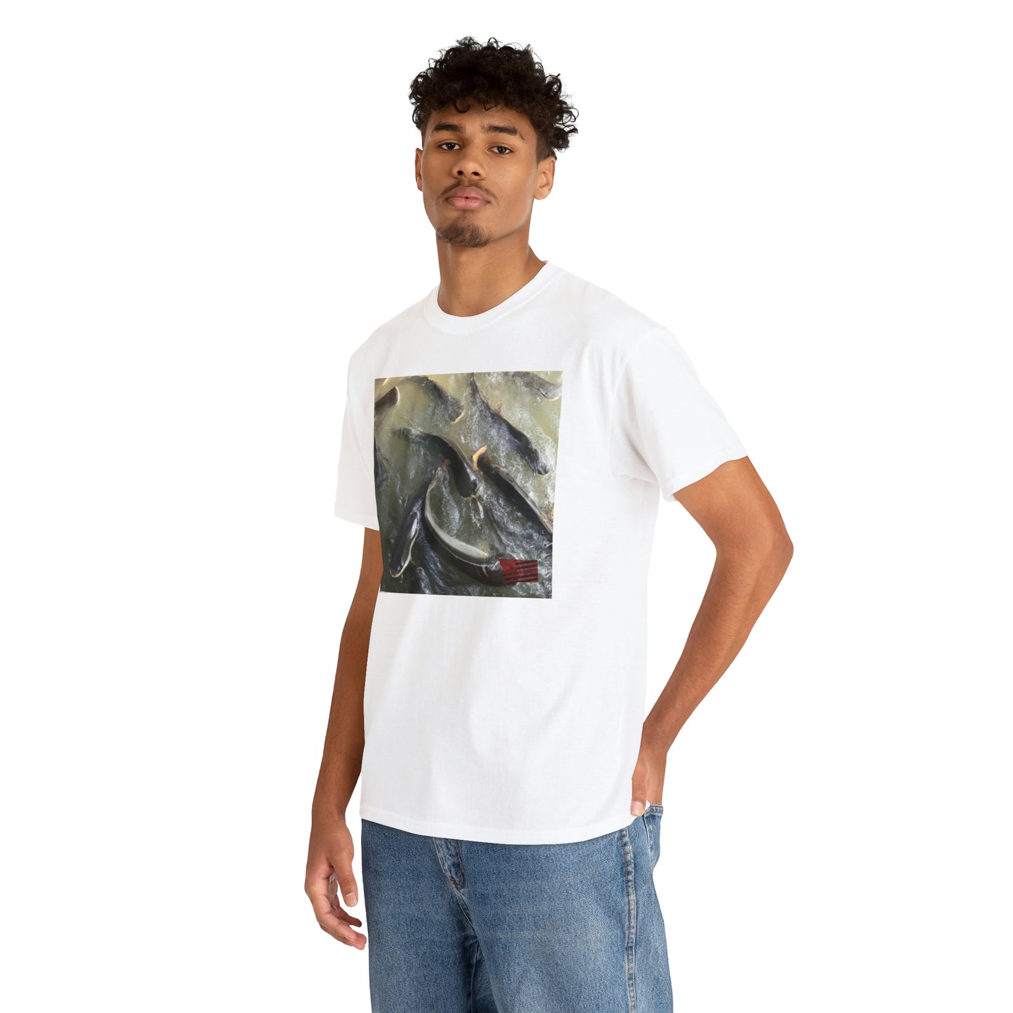 Sapphire Comets: A breed of fish that is made distinct by its sparkling scales and flowing fins that appear to be a deep blue shade, similar to sapphires. They usually live in aquariums or outdoor ponds. - Tshirt