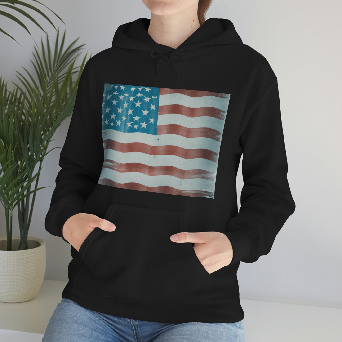 "Our flag carries American ideas, American history and American feelings. It is not a painted cloth, it is a whole history" - Henry Ward Beecher - Hoodie